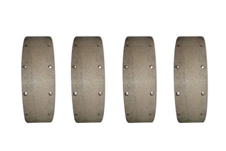 Lona de Freio do Isuzo GMC 5.90 Motor 3.1 8v Bloco 4JG2  ( 4 Peças + Jogo de Arrebites )